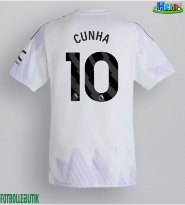 Manchester United Matheus Cunha #10 Bortatröja 2025-26 Kortärmad